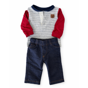 Carter’s Conjunto Body + Pantalón 3 Meses Jean