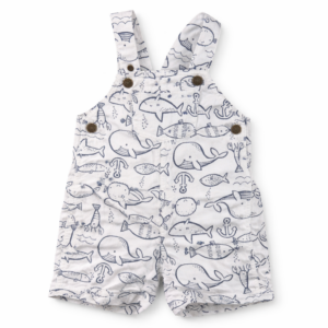 Carter’s Jardinero Corto Estampa Marina Blanco 24 Meses