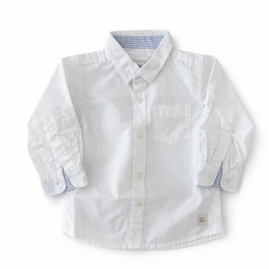 Cheeky Camisa Blanca Manga Larga 9 Meses