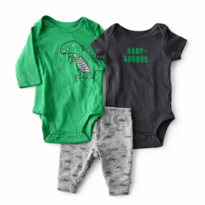 Carter’s Set 2 Body + Leggings Dino 0–3M