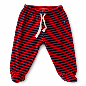 Paula Cahen D’Anvers Pantalón Bebé Rayado Rojo Azul 3-6 Meses