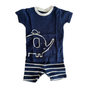 Pijama Bebé Carter’s 2 Piezas Elefante Azul 12M