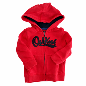 OshKosh B’gosh Campera Bebé Roja con Capucha 9–12M