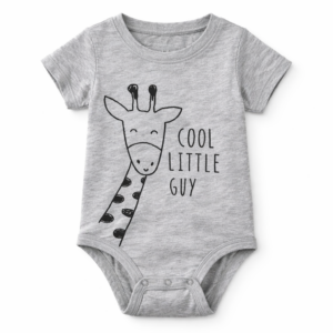 Carter’s Body Bebé Gris Jirafa “Cool Little Guy” 9M