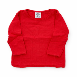 Zara Buzo Bebé Rojo Algodón Original 12-18 Meses