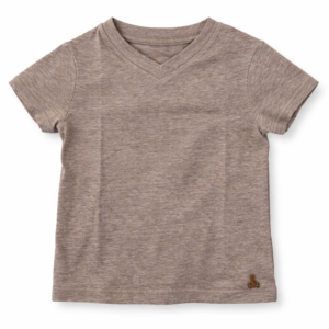 GAP Remera ESCOTE V Algodón Beige 12-18 Meses