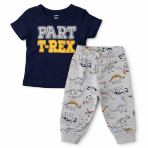 Carter’s Conjunto Remera + Pantalón 6 Meses T-Rex