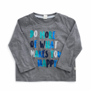 Cheeky Remera Manga larga Gris 18–24 Meses