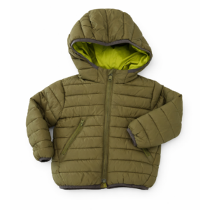 Zara Campera Inflable Niño con Capucha verde 2–3 Años