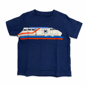 Carter's Remera Bebé Azul Estampa Tren 12 Meses