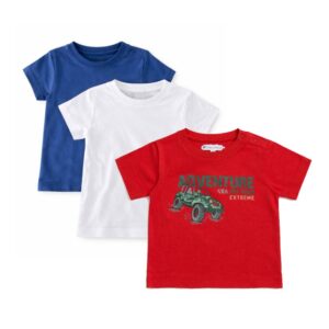 Pack 3 Remeras Bebé BabyCottons 18–24 Meses Algodón Premium