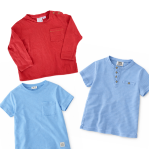 Pack 3 Remeras Bebé Zara 18–24 Meses (1 Manga Larga + 2 Cortas Celeste) Impecables